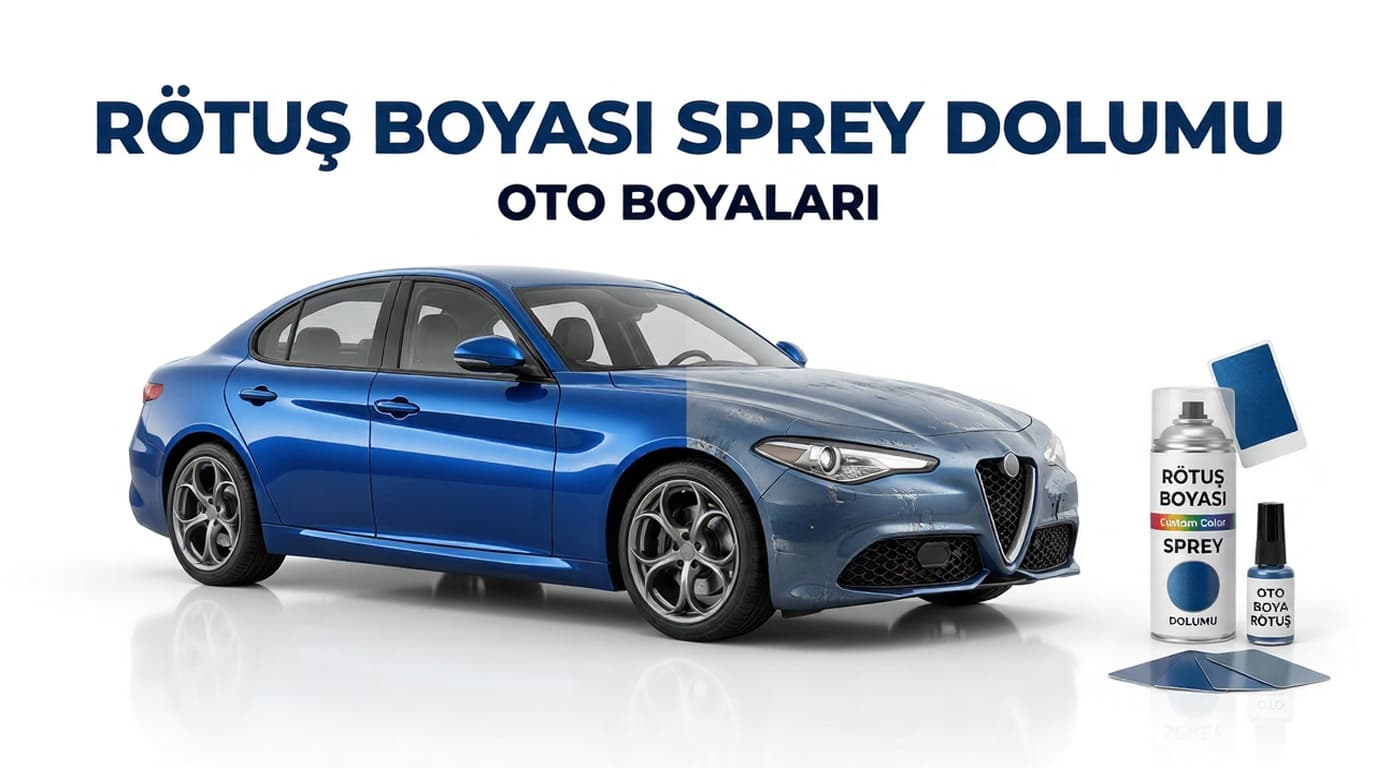 Rötuş boyası sprey dolumu - oto boyaları