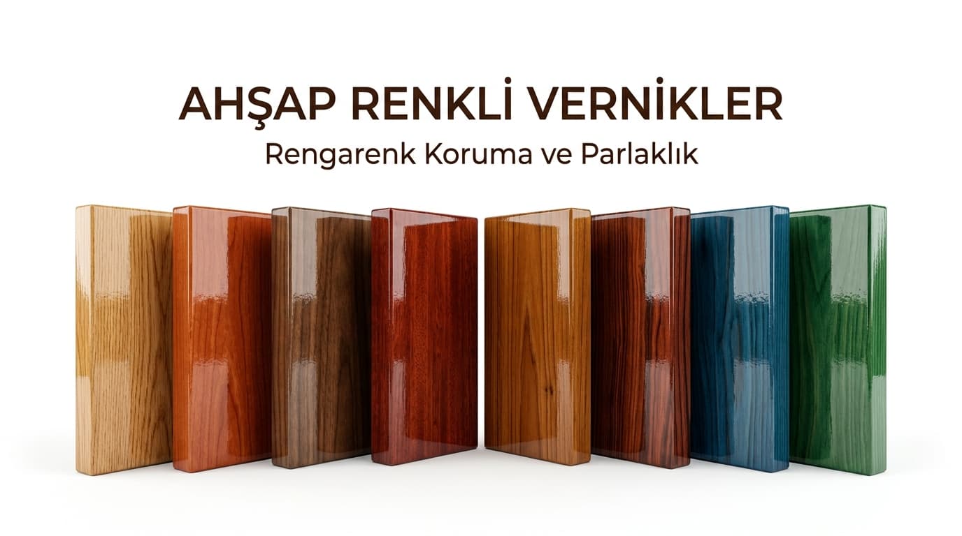 Ahşap renkli vernikler - istediğiniz renkte ahşap vernik